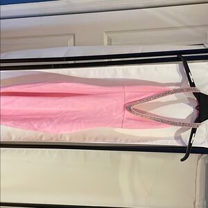 Fashion Nova Pink Halter Top Dress